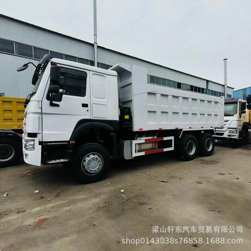 工厂出口二手原装翻斗卡车非洲贸易工程翻斗车豪沃6x4工程自卸车